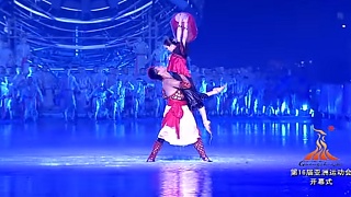 Silk Road of the Sea – a great stage performance. A stunning performance from the Opening Gala of the Asian Games 2010 in GuangZhou.  GuangZhou has been a major port for over 1,000 years and gateway to the Silk Road of the Sea.        