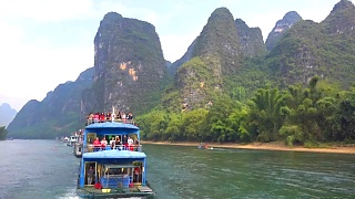 Video : China : The unforgettable Li River 漓江 cruise from GuiLin 桂林 to YangShuo 阳朔