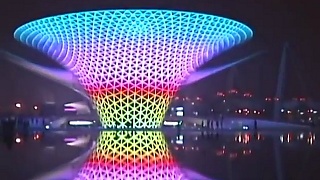 Video : China : The ShangHai 上海 World Expo : night scenes - video