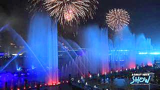 Fountains and lights show, ShangHai 上海 World Expo – video
