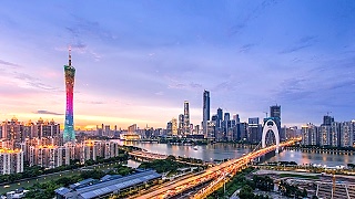 GuangZhou 广州 in time lapse ...