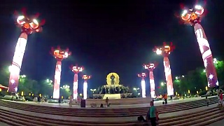 Video : China : An evening stroll in Xi'An 西安, ShaanXi province