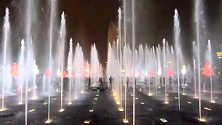 Video : China : The musical fountains in Xi'An 西安, ShaanXi province