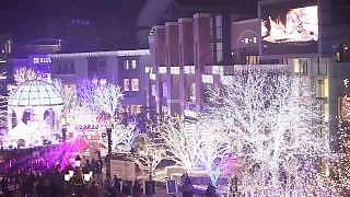 Video : China : Seasonal lights in BeiJing 北京