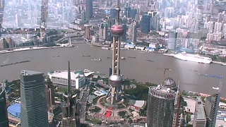 The viewing platform of the ShangHai 上海 World Financial Center