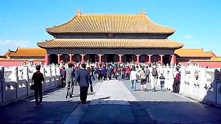 The beautiful Forbidden City 紫禁城 in BeiJing