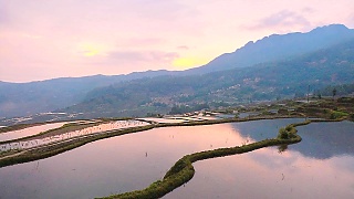 Video : China : The beautiful YuanYang  元阳 rice terraces, south YunNan province