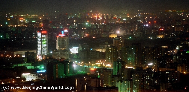 Photo of Beijing north west, at night.
