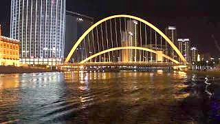 Night cruise on the TaiHe river, TianJin 天津