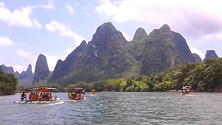 The Li River 漓江 and GuiLin 桂林 night cruise