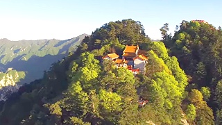 HuaShan 华山 mountain from the air