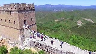 The JinShanLing 金山岭 to SiMaTai 司马台 Great Wall hike. The most thrilling and picturesque part of the Great Wall of China that`s not far from BeiJing (120 kilometers).  