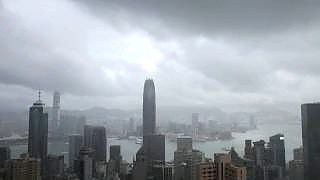 Video : China : Typhoon time-lapse, Hong Kong 香港