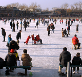 Winter fun at QianHai Lake, Beijing (part 2).